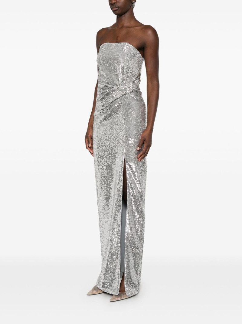 sequin buckle gown 3