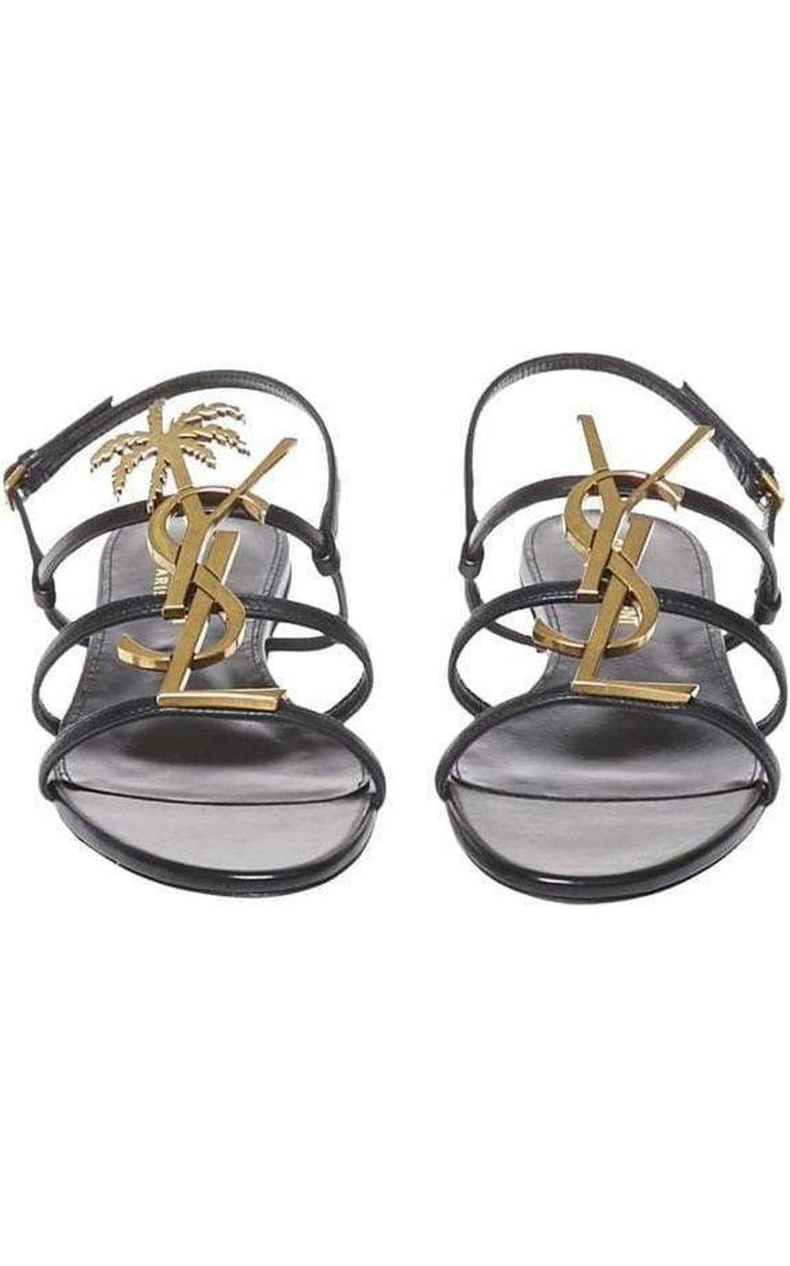 Metal Monogram Cassandra Sandals - 3