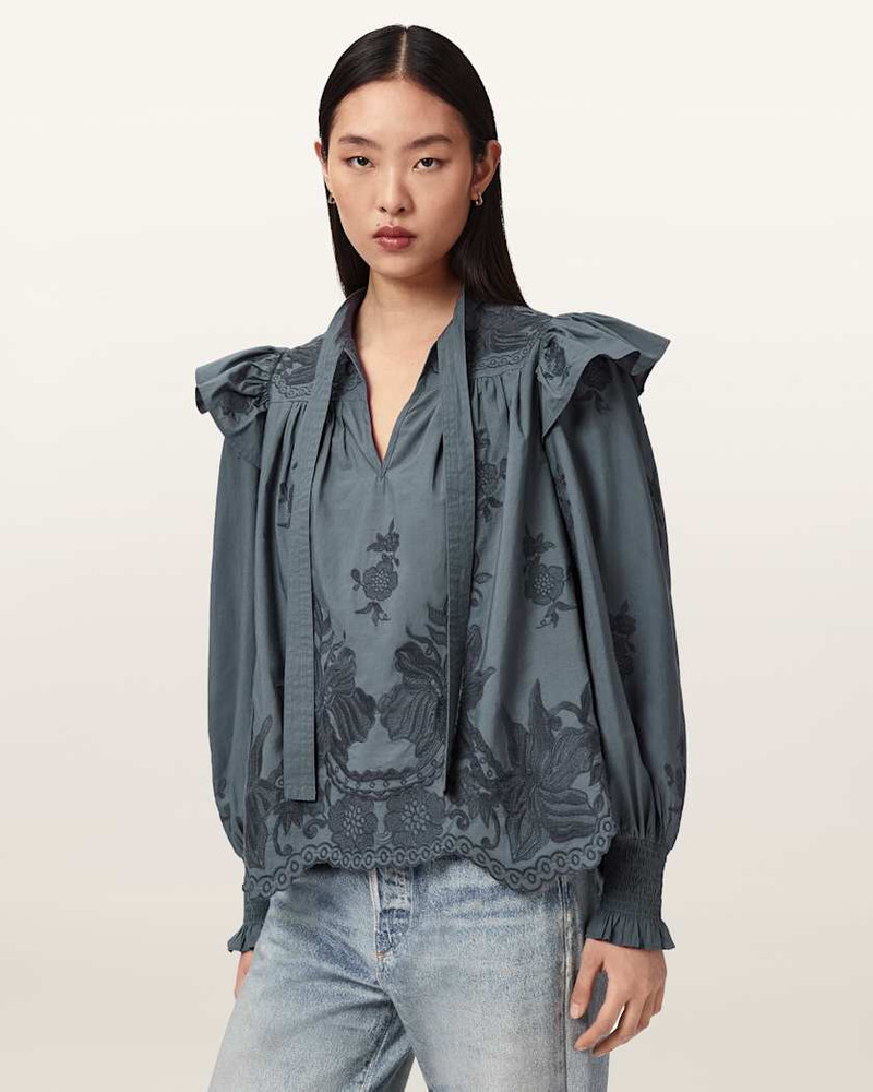 NISA EMBROIDERED COTTON TOP 3