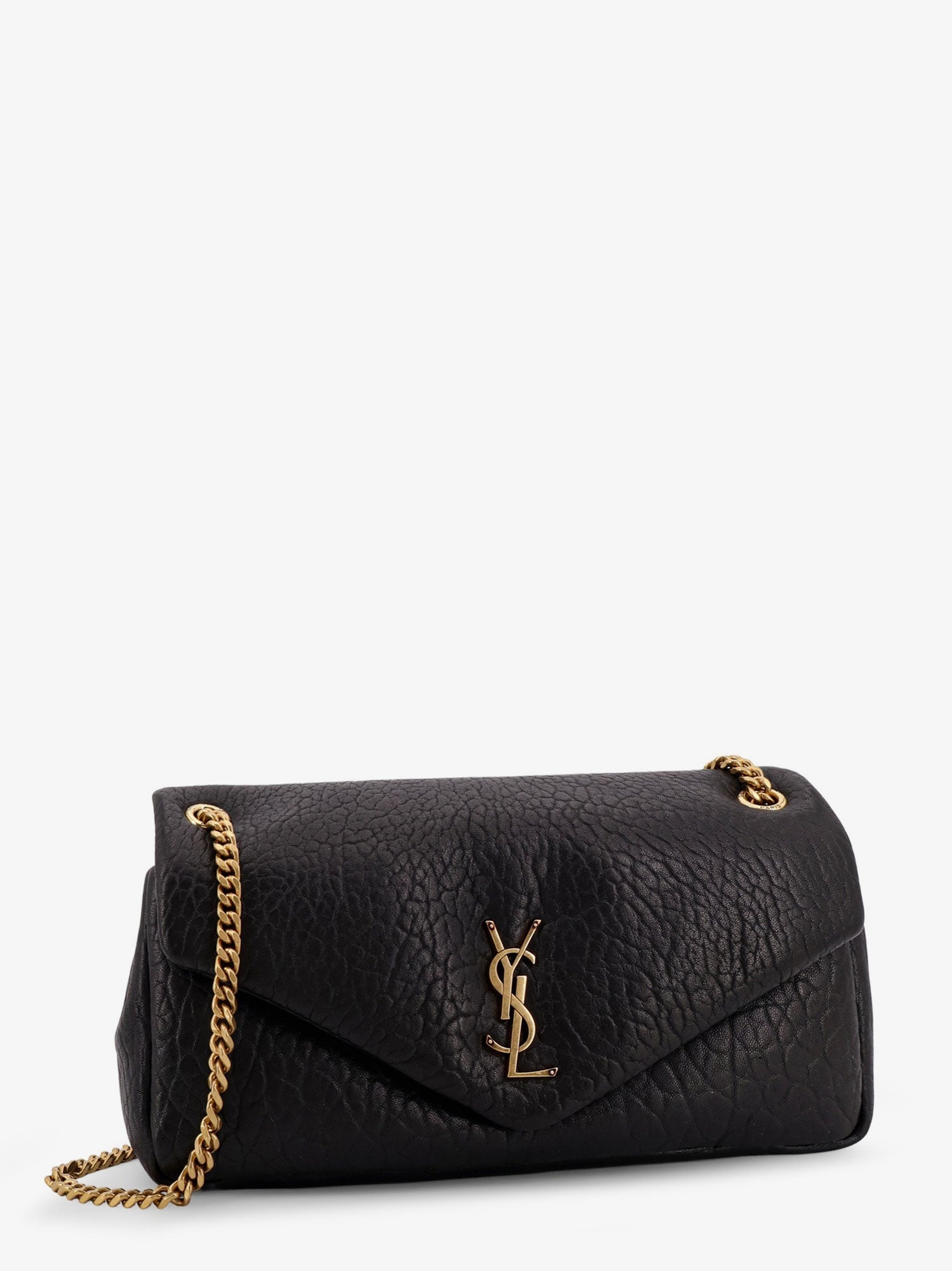 Saint Laurent Calypso Medium Leather Shoulder Bag - 3