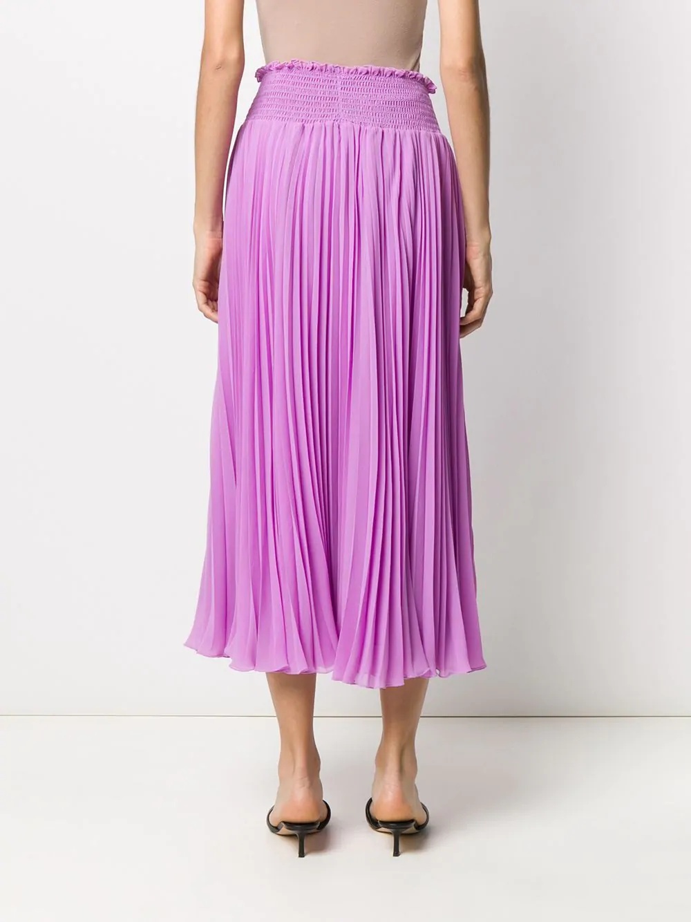 pleated midi skirt - 4