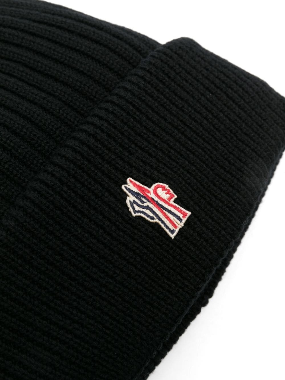 logo-embroidered padded wool beanie - 2