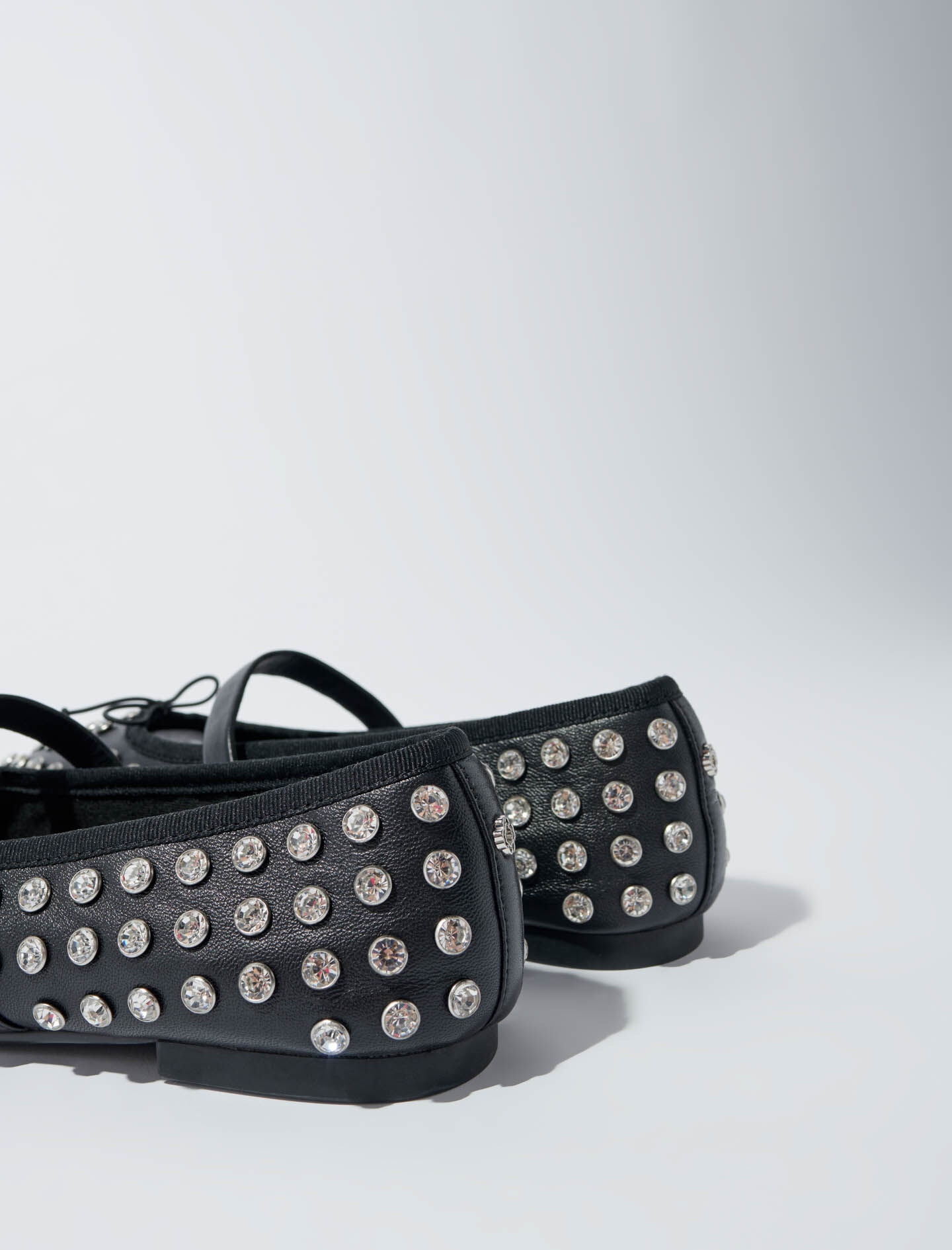 Rhinestone ballerinas - 2