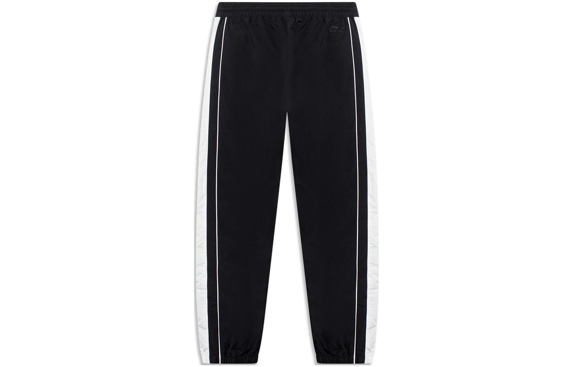 Li-Ning Striped Graphic Joggers Pants 'Black' AYKT517-1 - 2