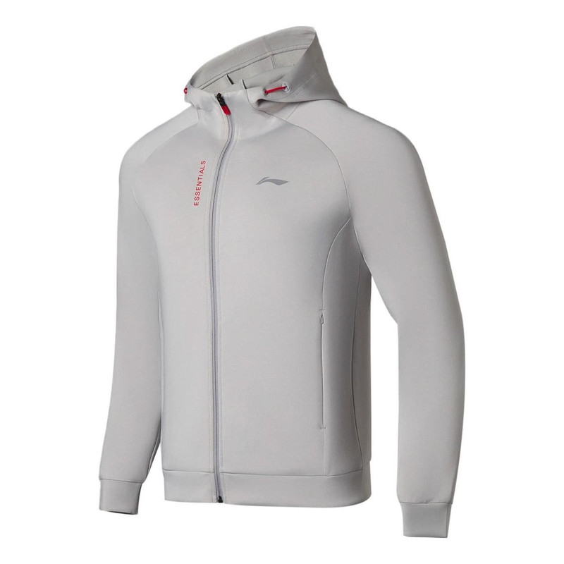 Li-Ning GYM Hooded Coat 'Grey' AWDS791-4 - 1