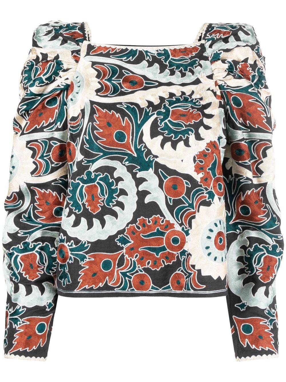 Siya floral-print blouse - 1