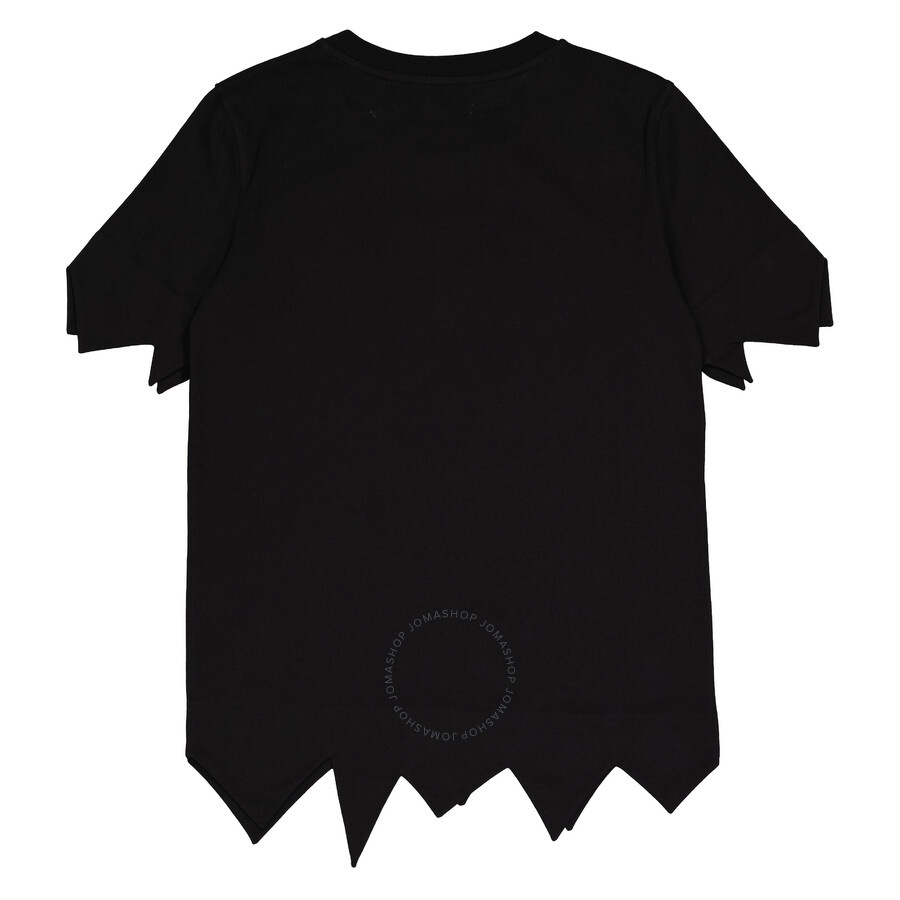 Moschino X The Flintstone Black Organic Cotton Logo Print T-Shirt - 2