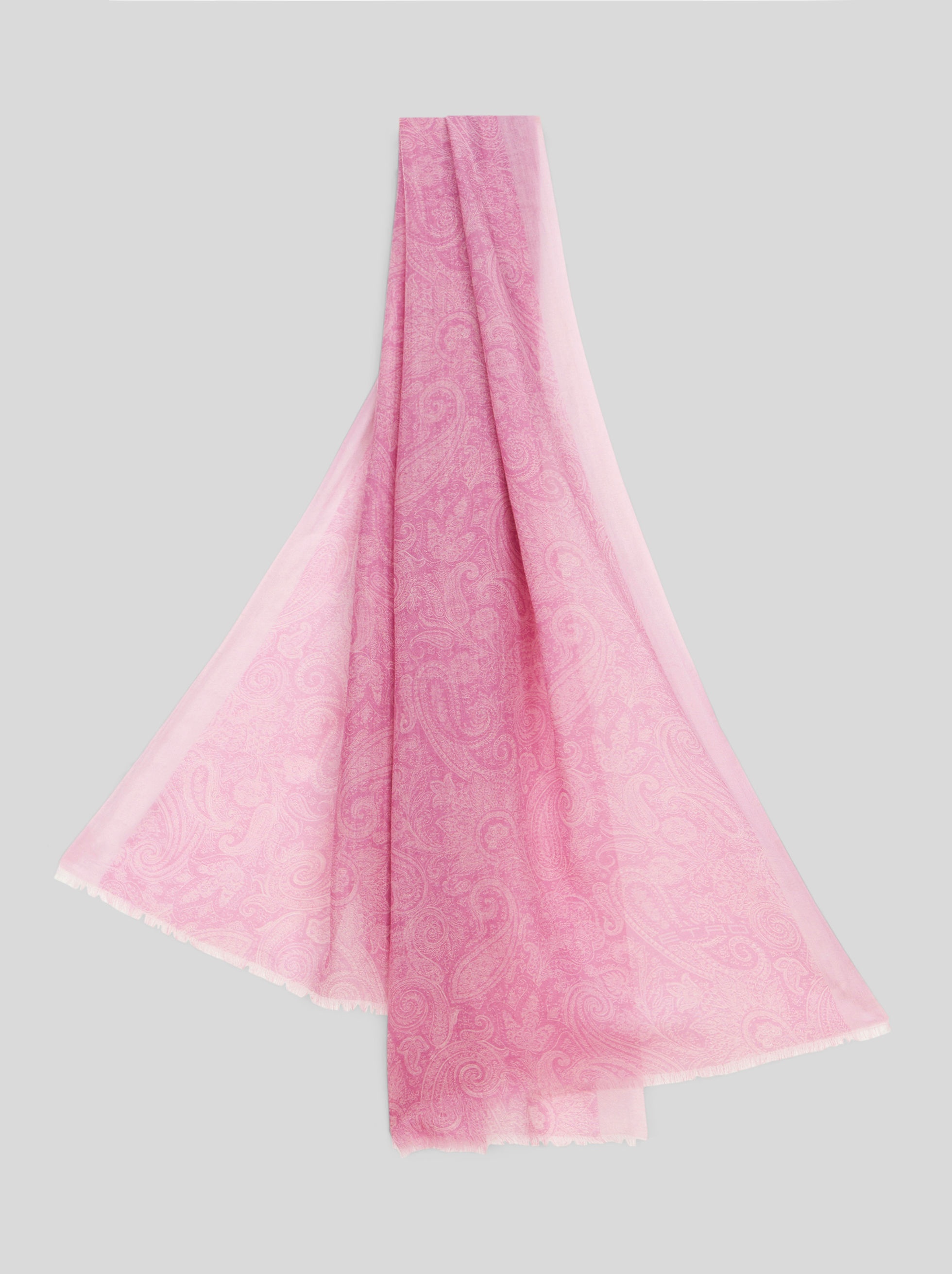 PAISLEY CASHMERE SCARF - 1