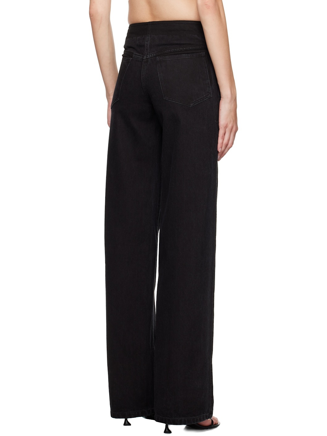 Black Deconstruct Jeans - 3