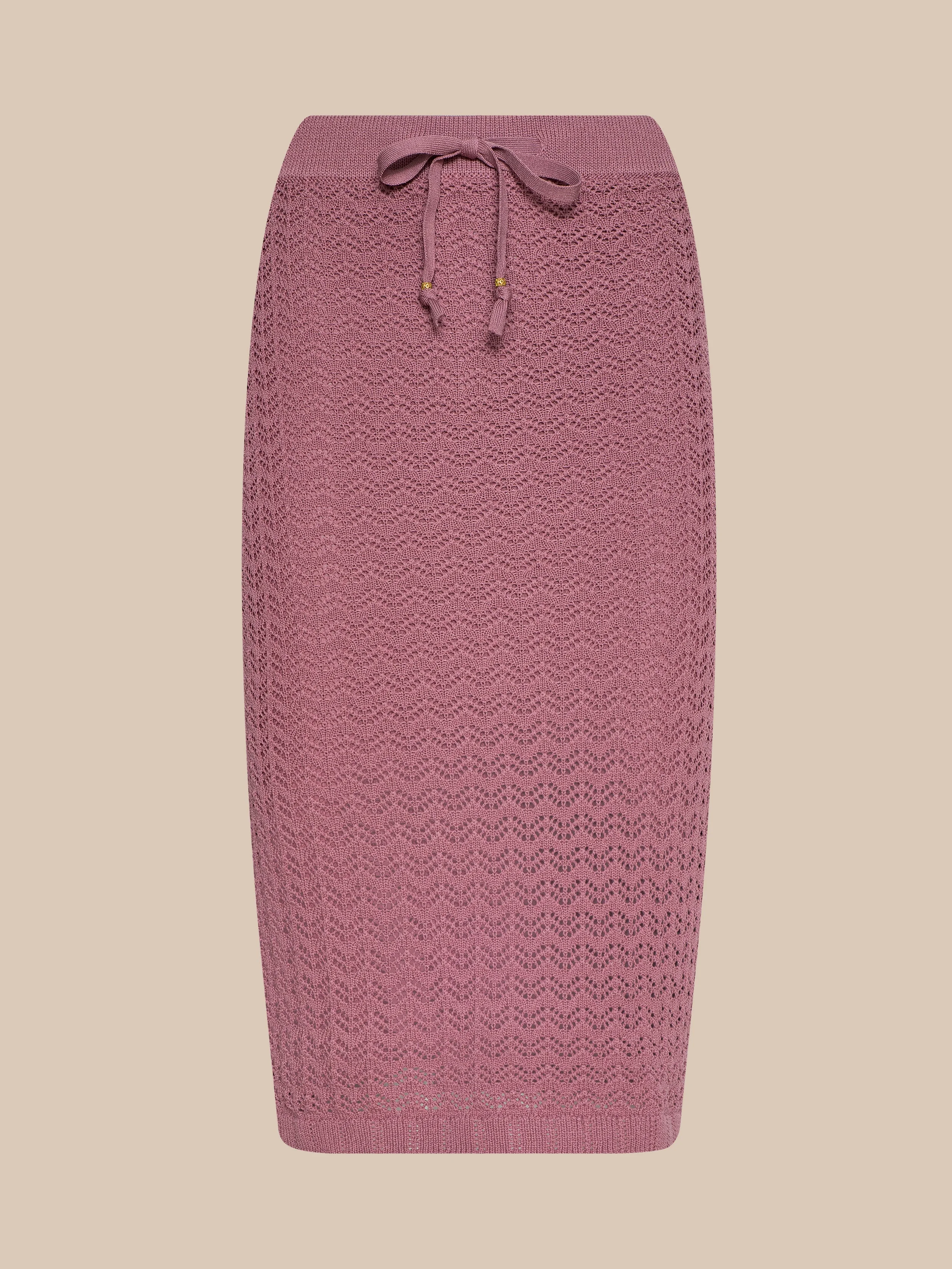 Lacen Pointelle Knit Skirt - 1