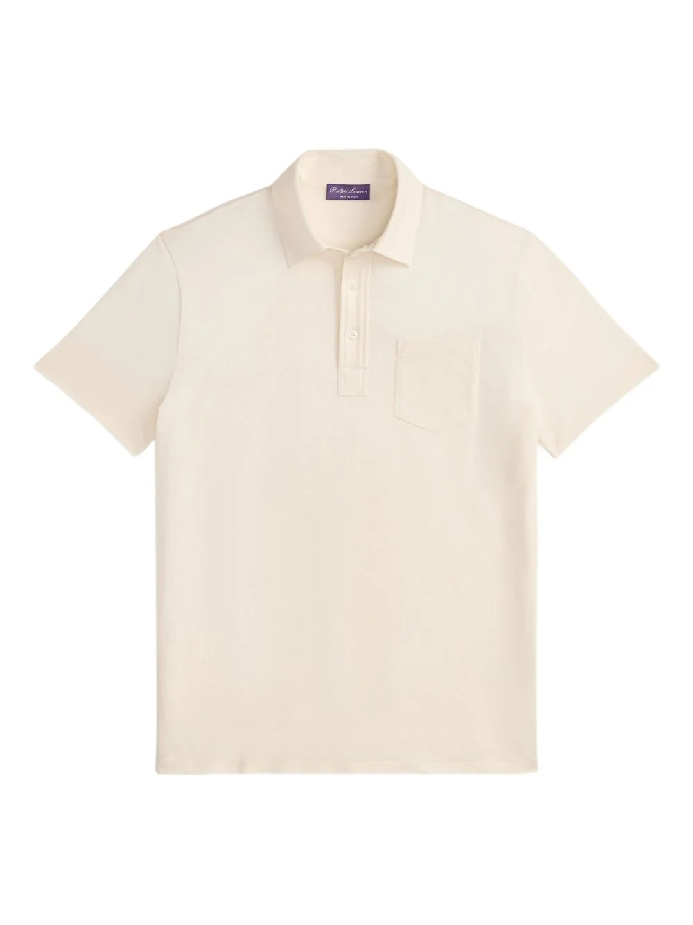 chest-pocket short-sleeve polo shirt - 1