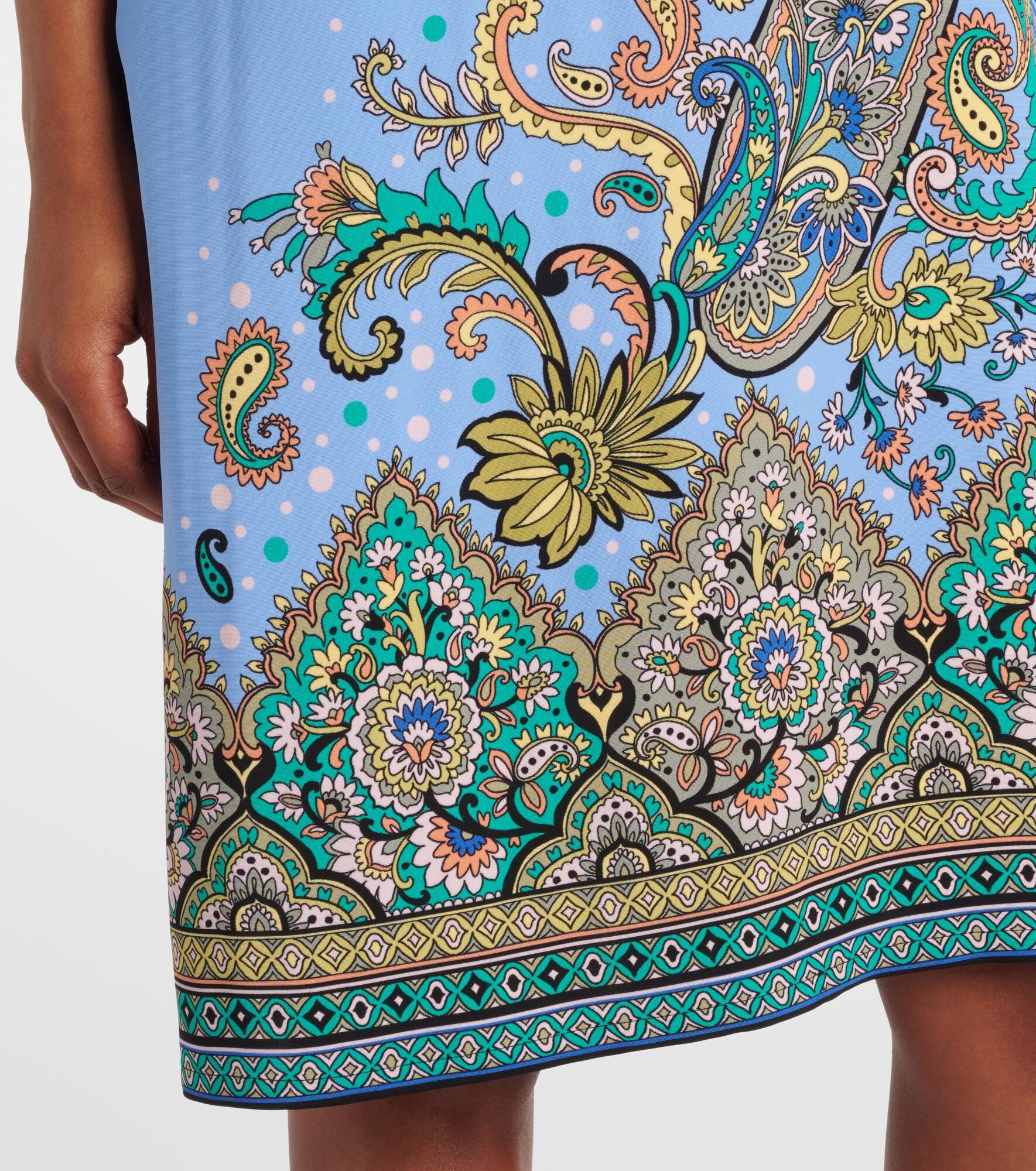 Paisley minidress - 5