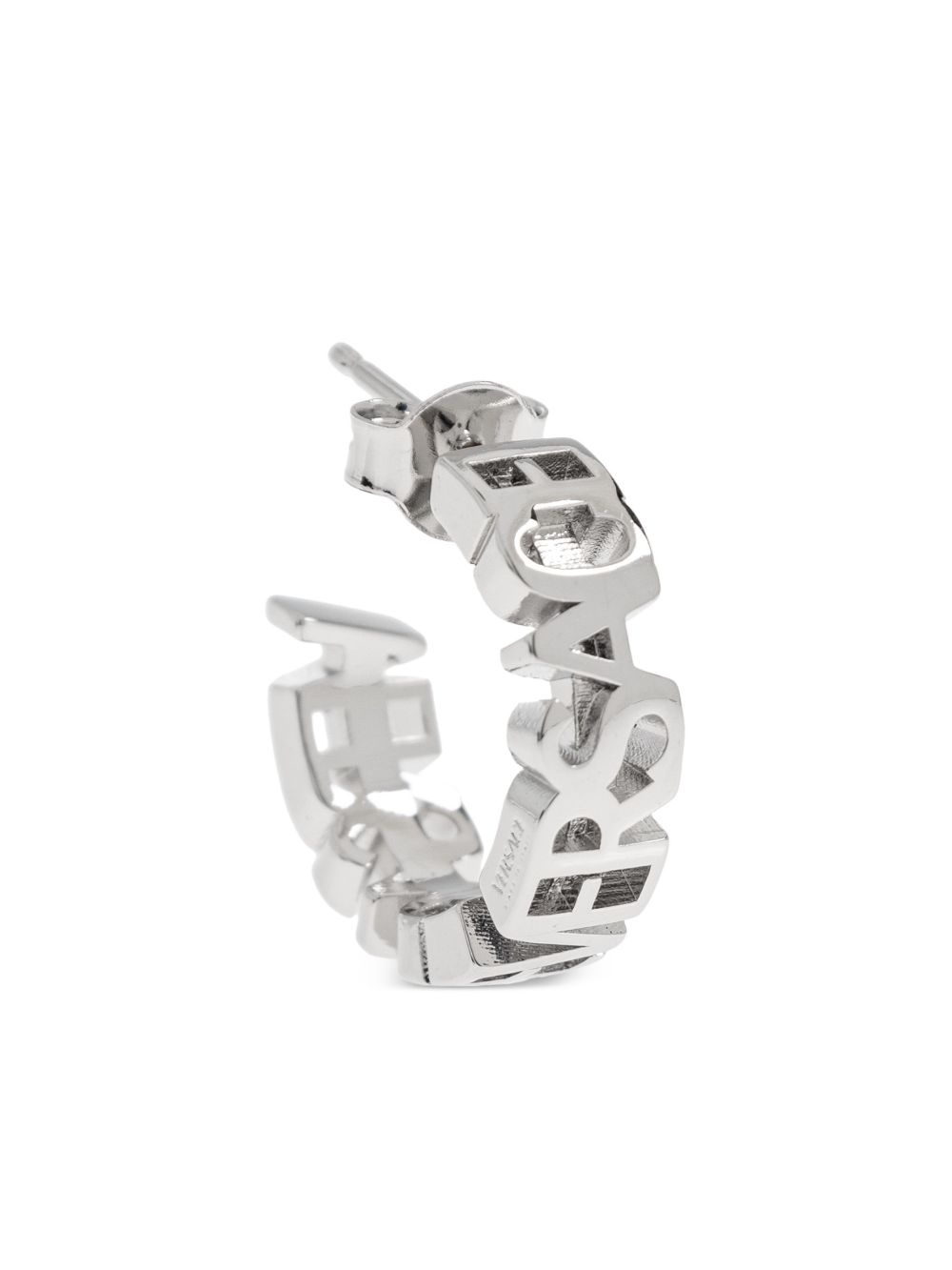 logo-lettering earrings - 5