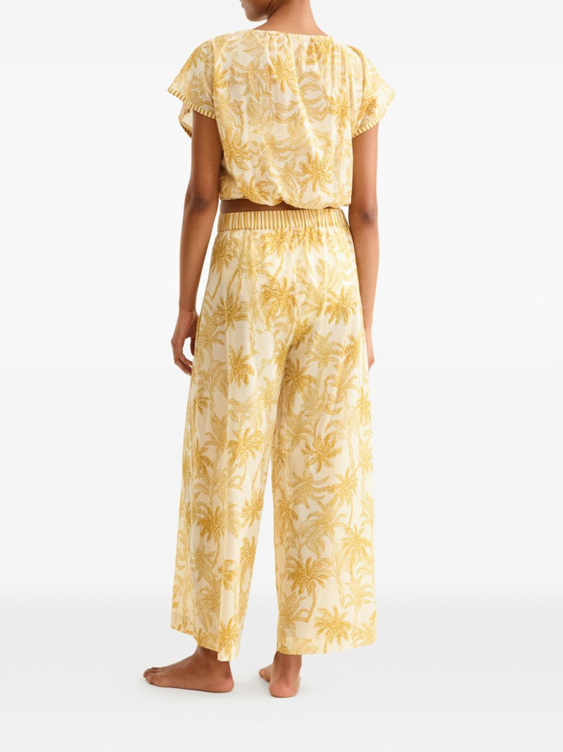 Crocodile cropped blouse 3