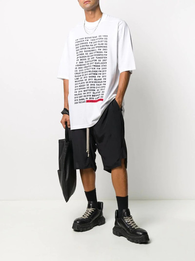 Rick Owens DRKSHDW Performa oversized cotton T-shirt outlook