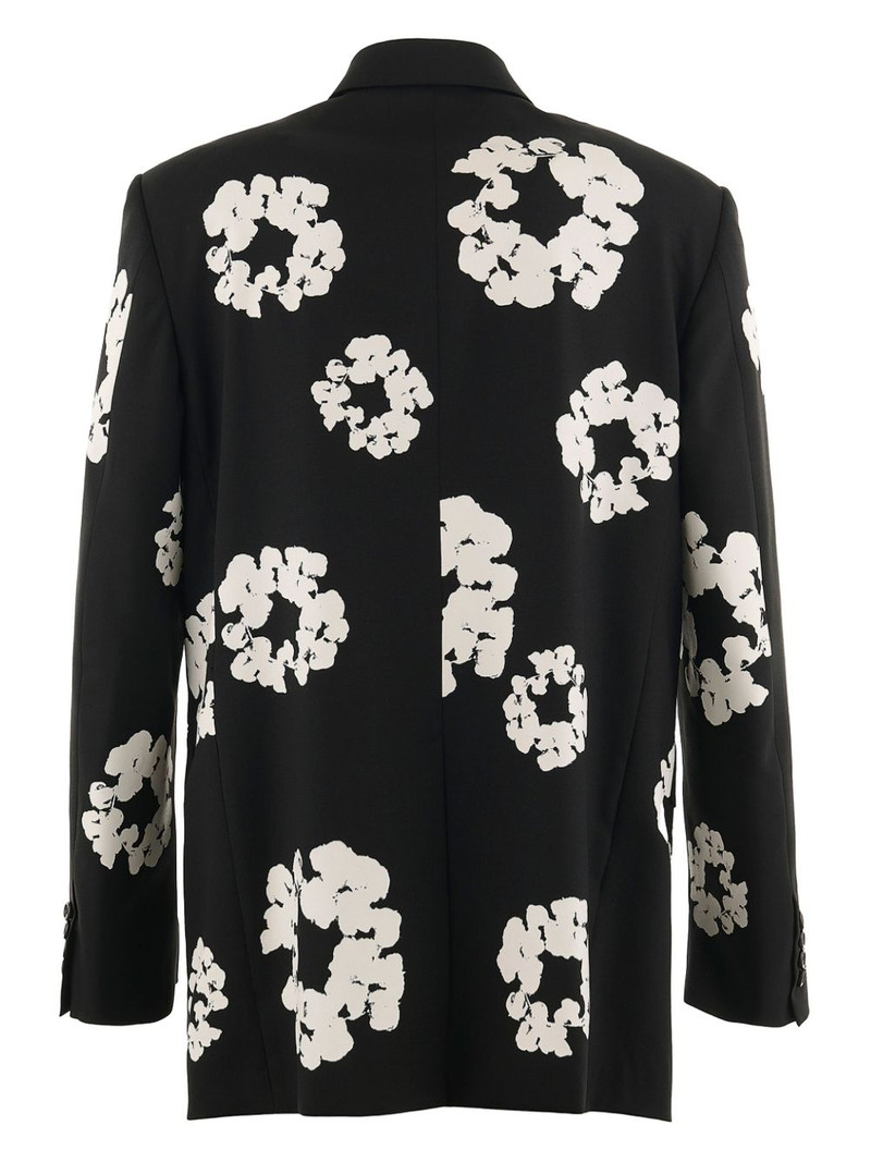 SAINT M×××××× x Denim Tears Cotton Wreath blazer outlook