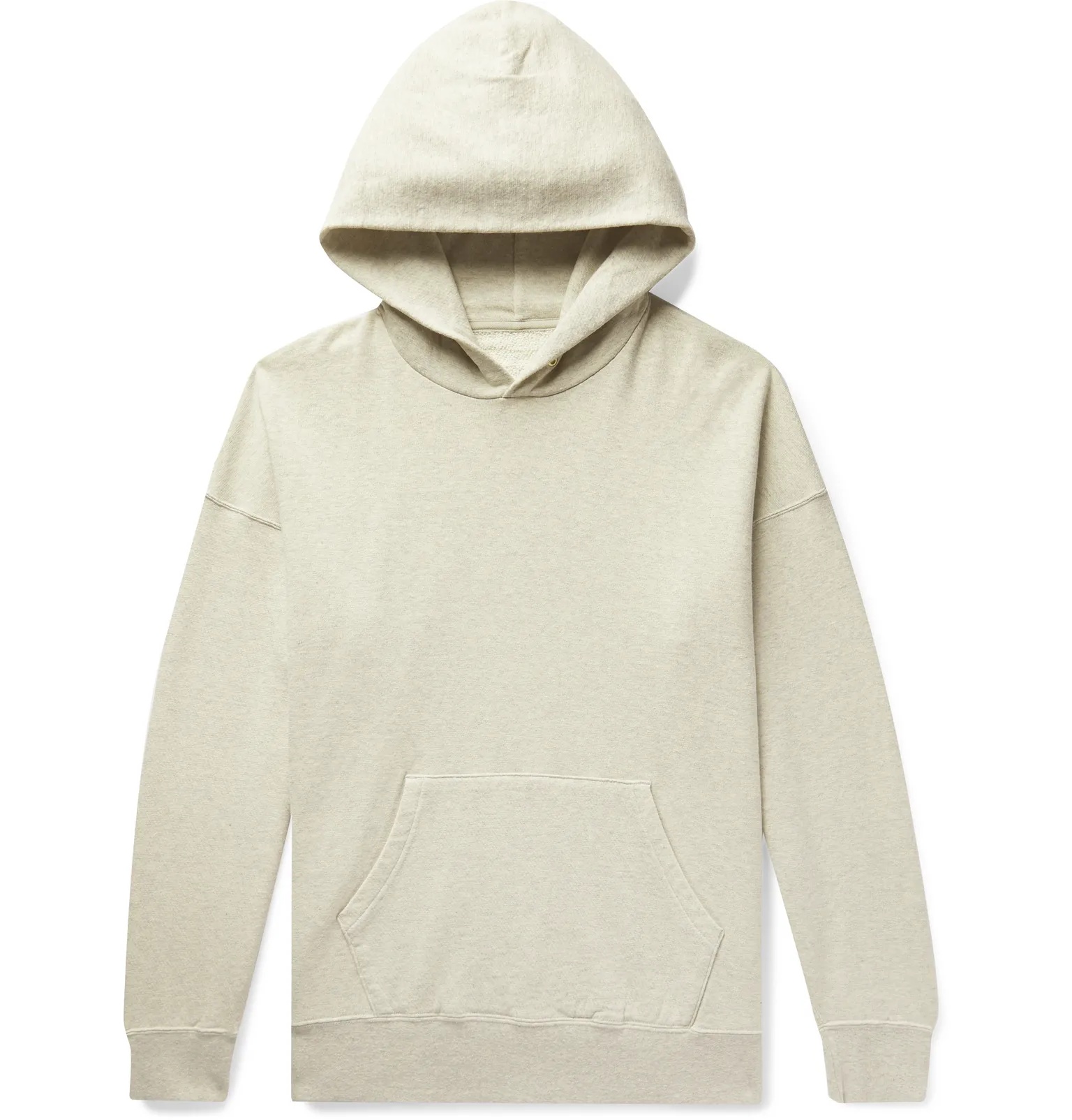 Jumbo Mélange Loopback Cotton-Jersey Hoodie - 1