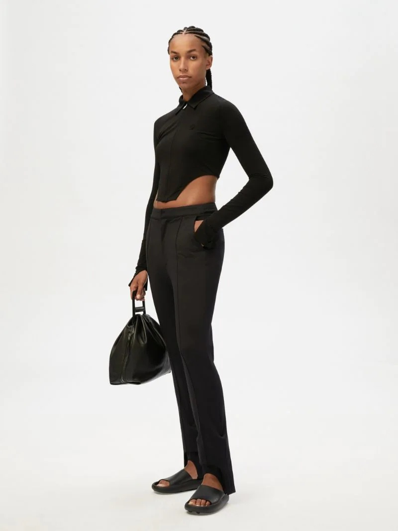 ZIP UP CROPPED TOP - 2