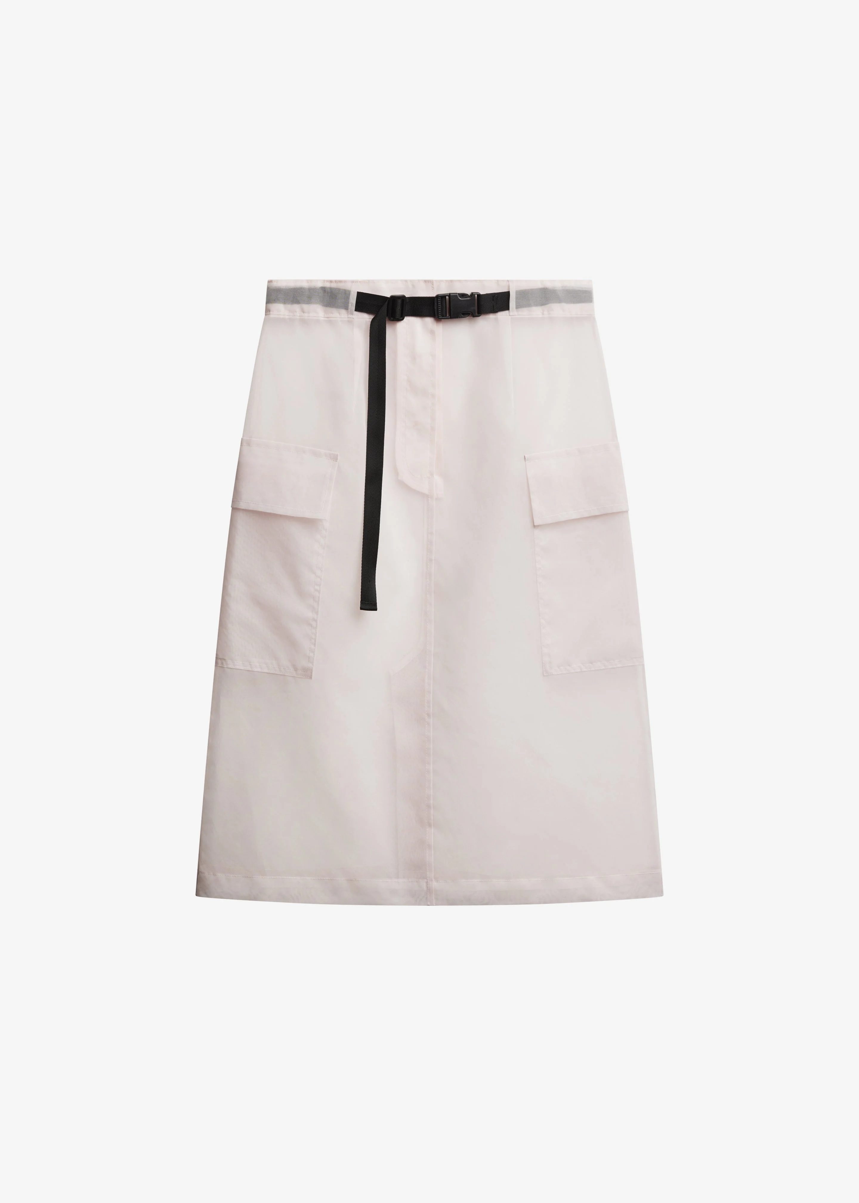 Tilly Sheer Utility Skirt - Faded Pink - 1