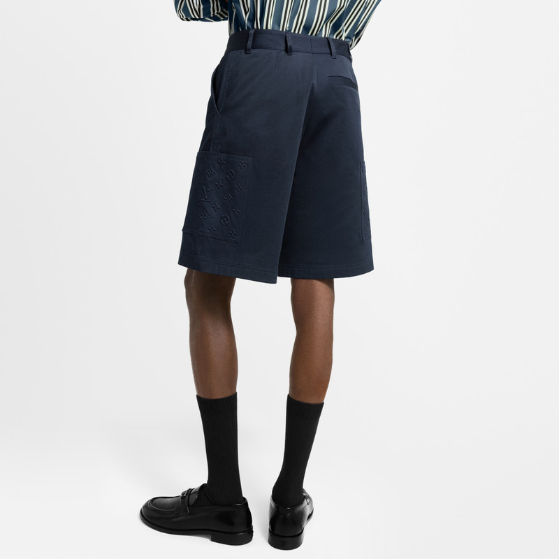 Monogram Pocket Cargo Shorts 5