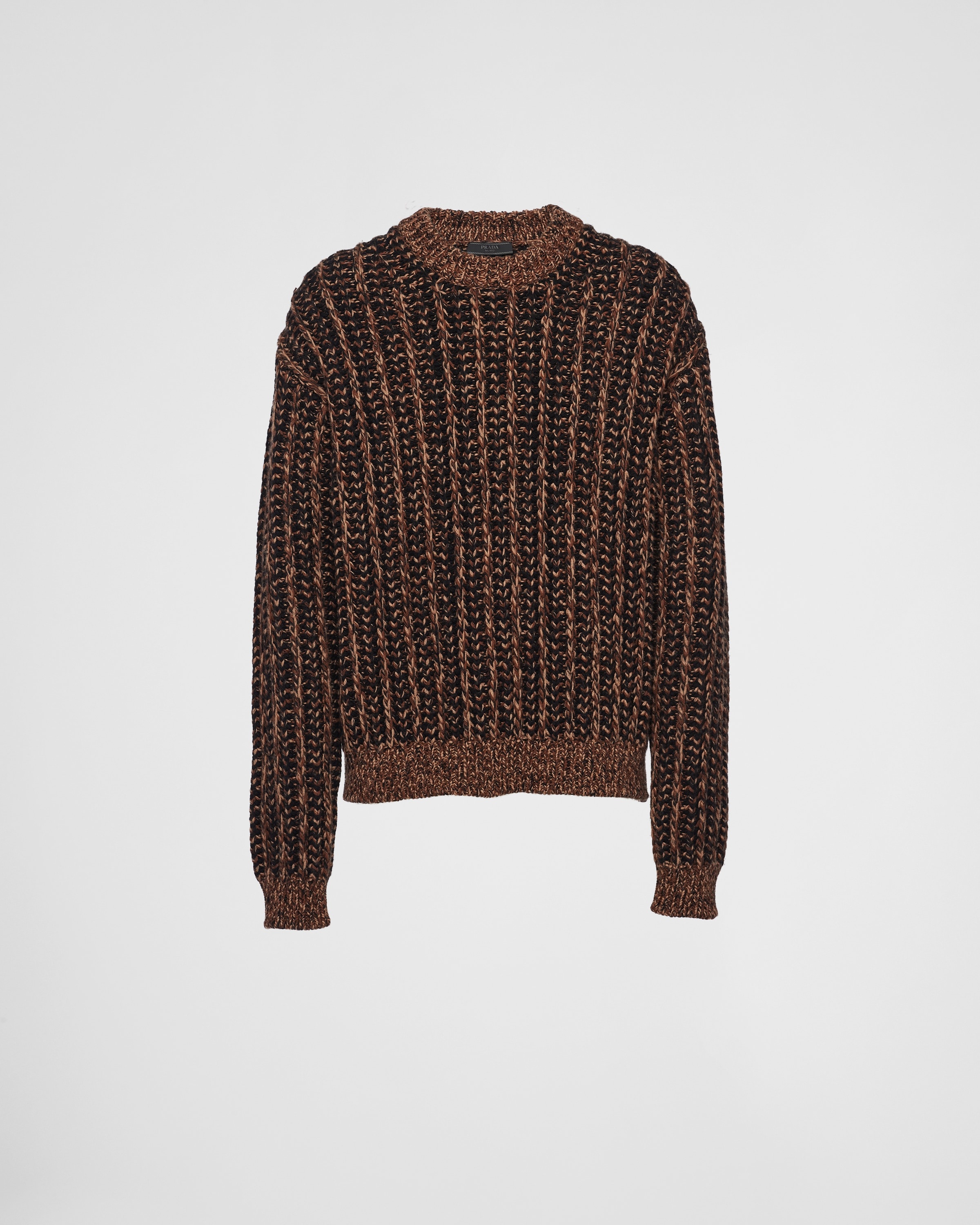 Wool and cashmere crew-neck sweater - 1