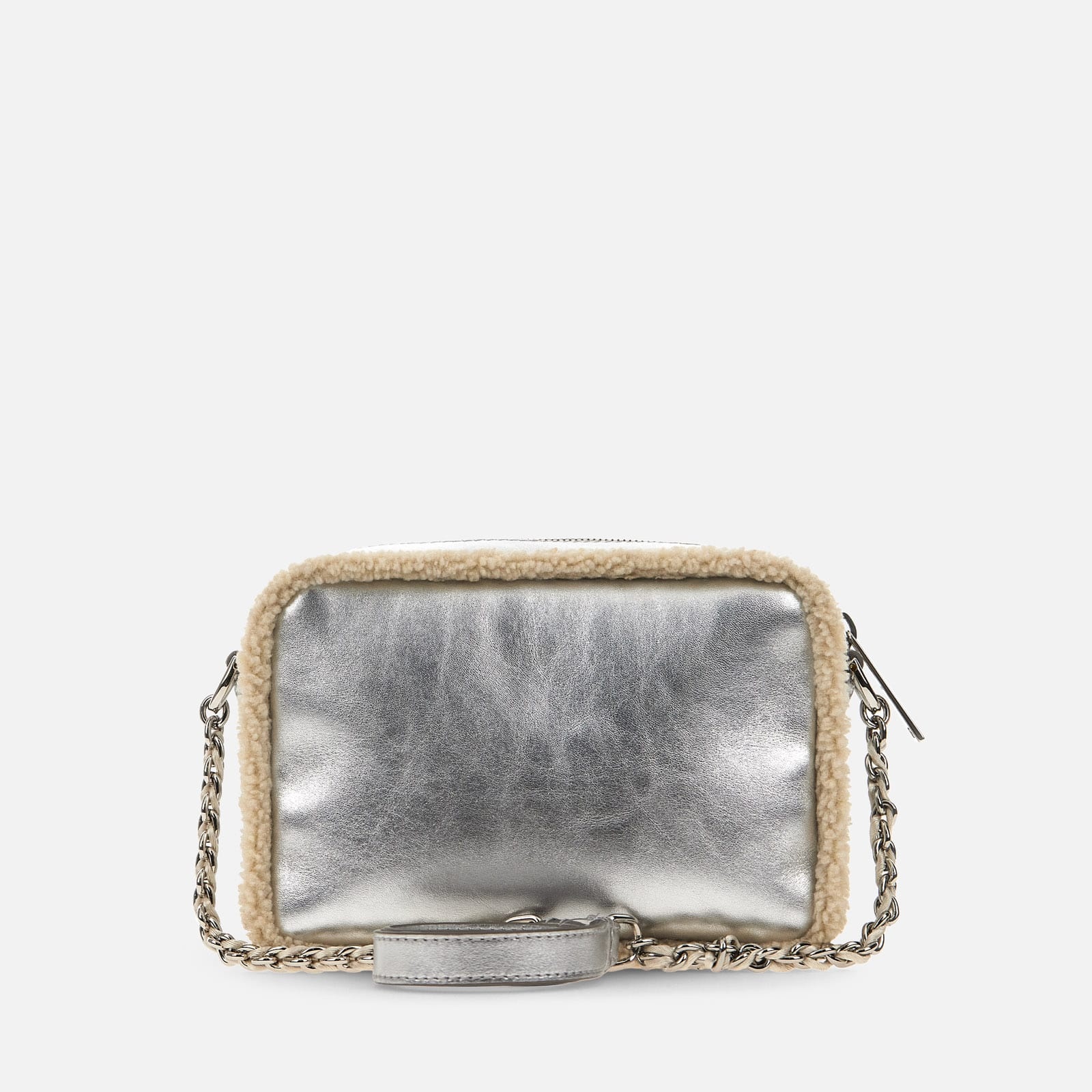 Hogan H-Bag Camera Bag Small Silver Beige Grey - 5