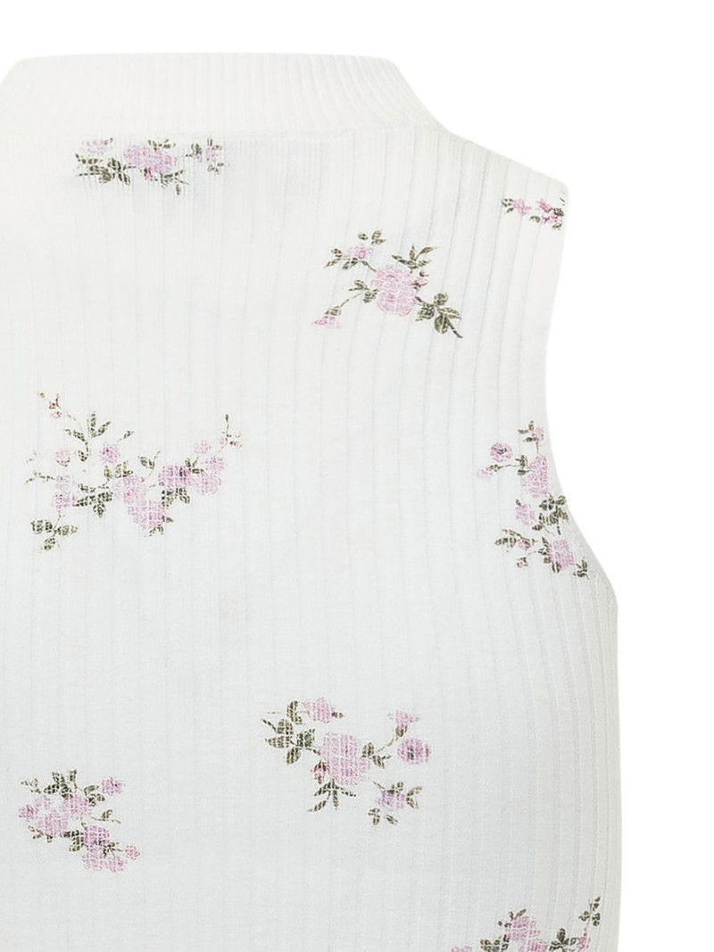 MSGM floral turtleneck top outlook