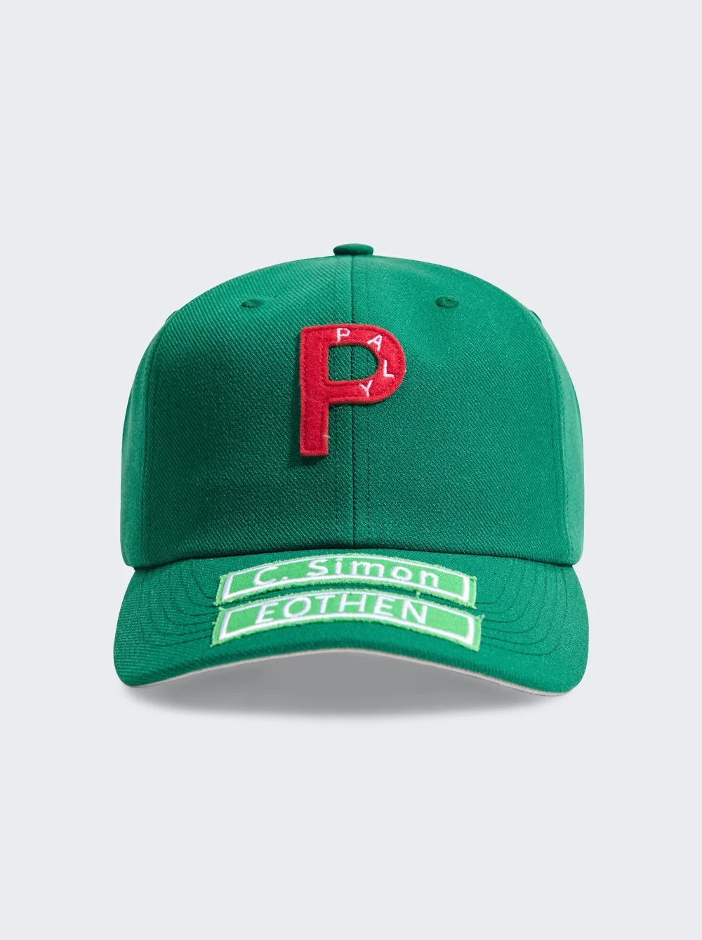 5 Panel Twill "p" Hat Green - 1