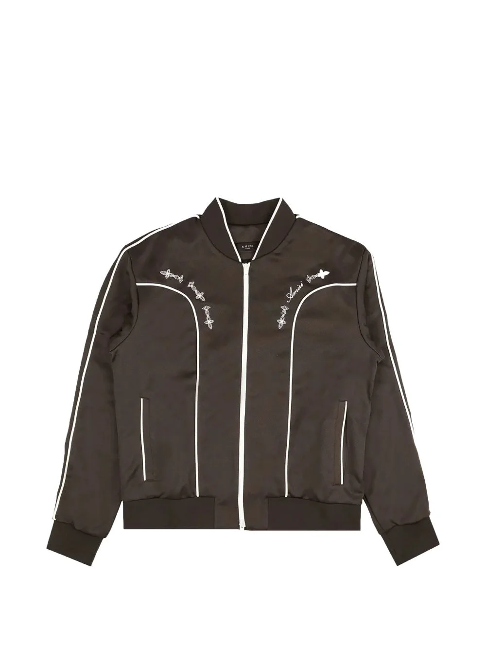 graphic-details bomber jacket - 1