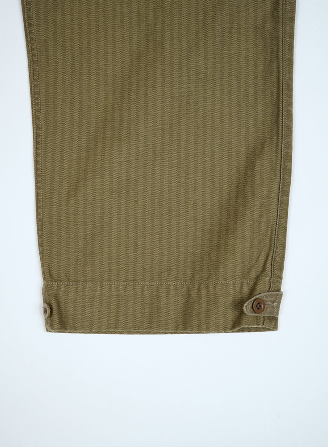 British Army Pant Nano Pigment Herringbone Twill in Green - 8