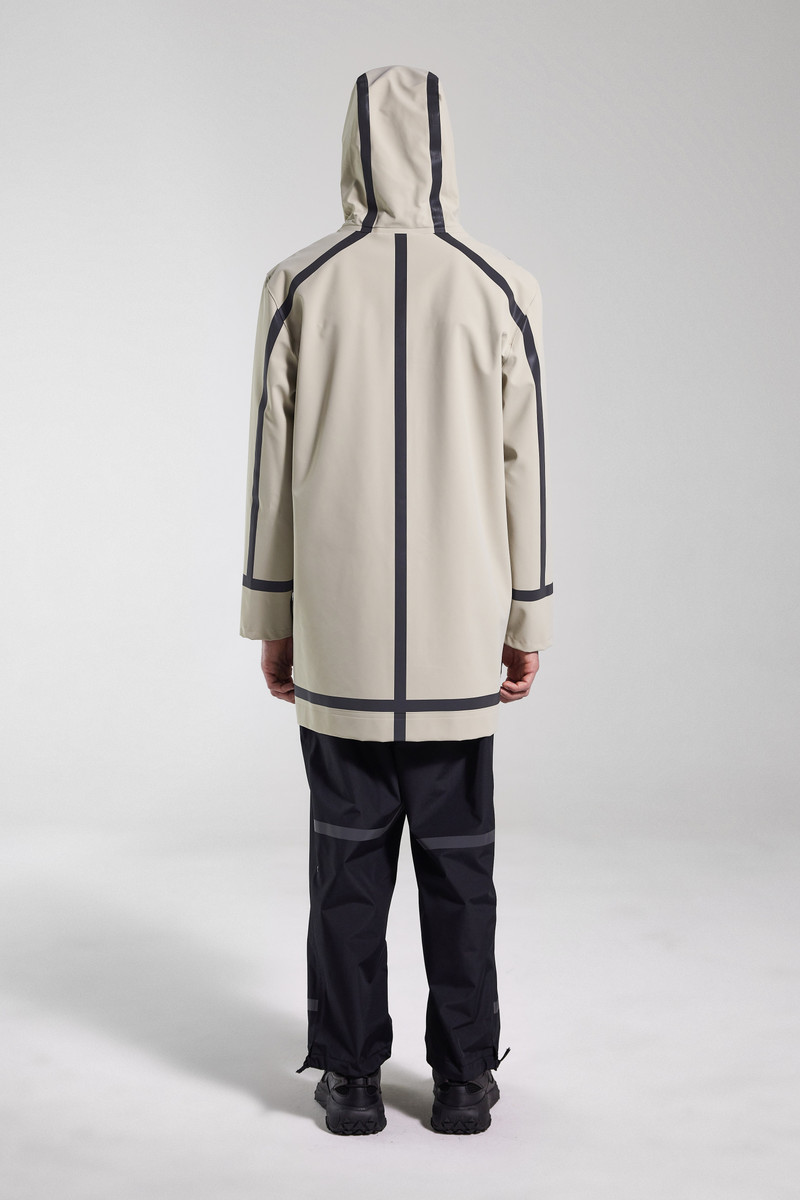 Stockholm Tape Matte Raincoat Pelican 5