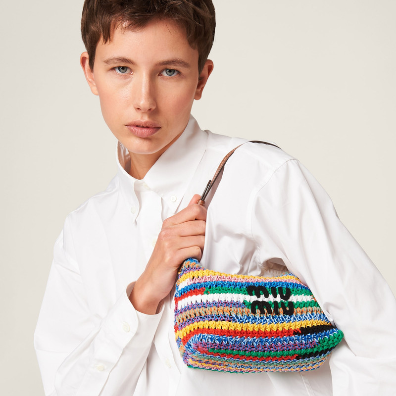 Miu Miu Crochet pouch - 5NE841_2F46_F0055 | REVERSIBLE