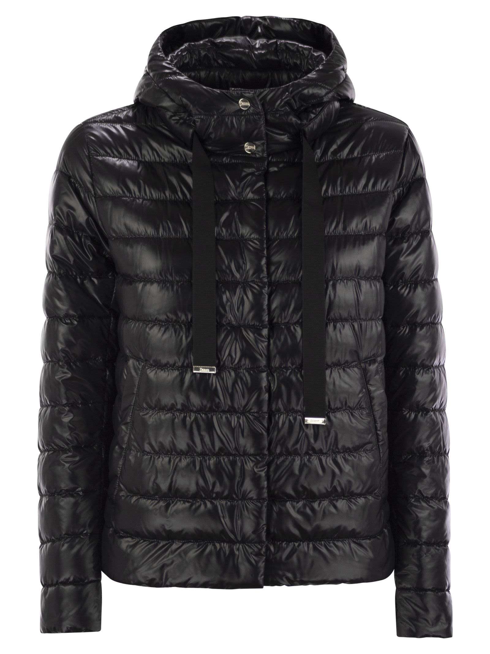 Herno Women Ultralight Nylon Down Jacket - 1