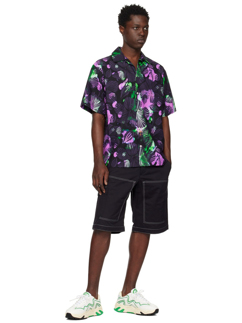 MSGM Black Contrast Shorts outlook