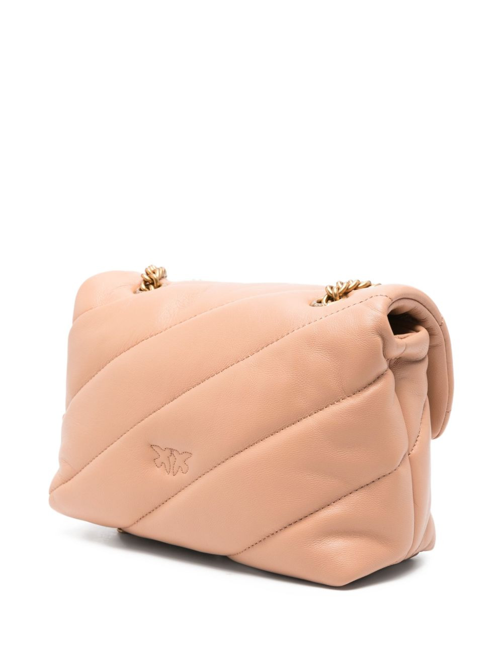 Love quilted logo-plaque shoulder bag - 3