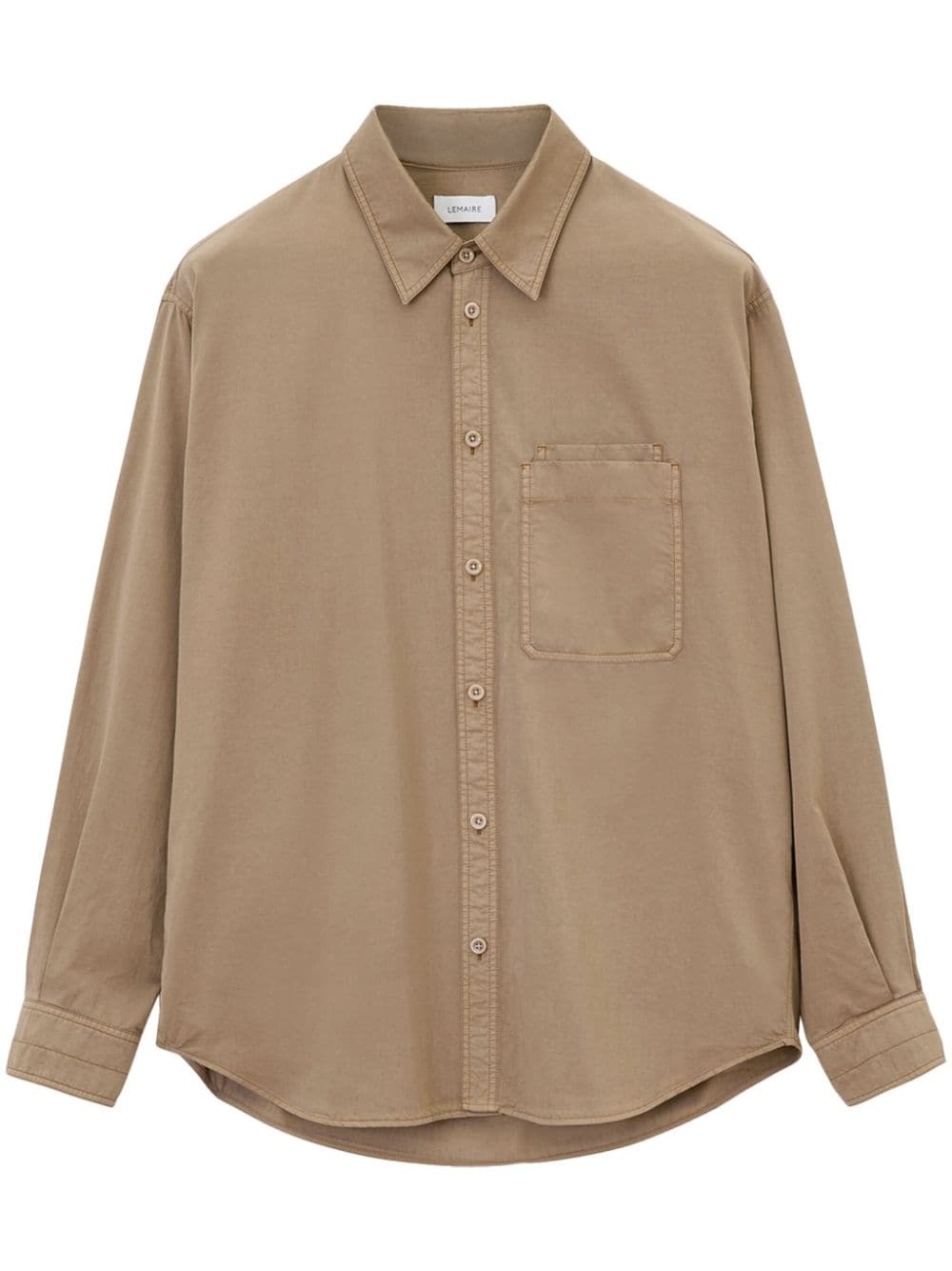 relaxed long-sleeve shirt - 1