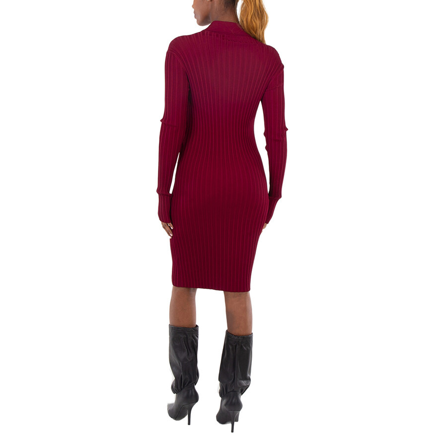 Burberry EKD Ribbed- Knitted Long Sleeve Dress - 3