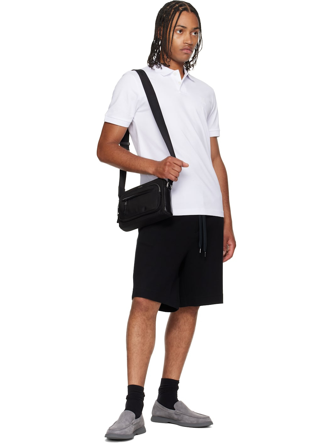 Black Logo Hardware Bag - 4