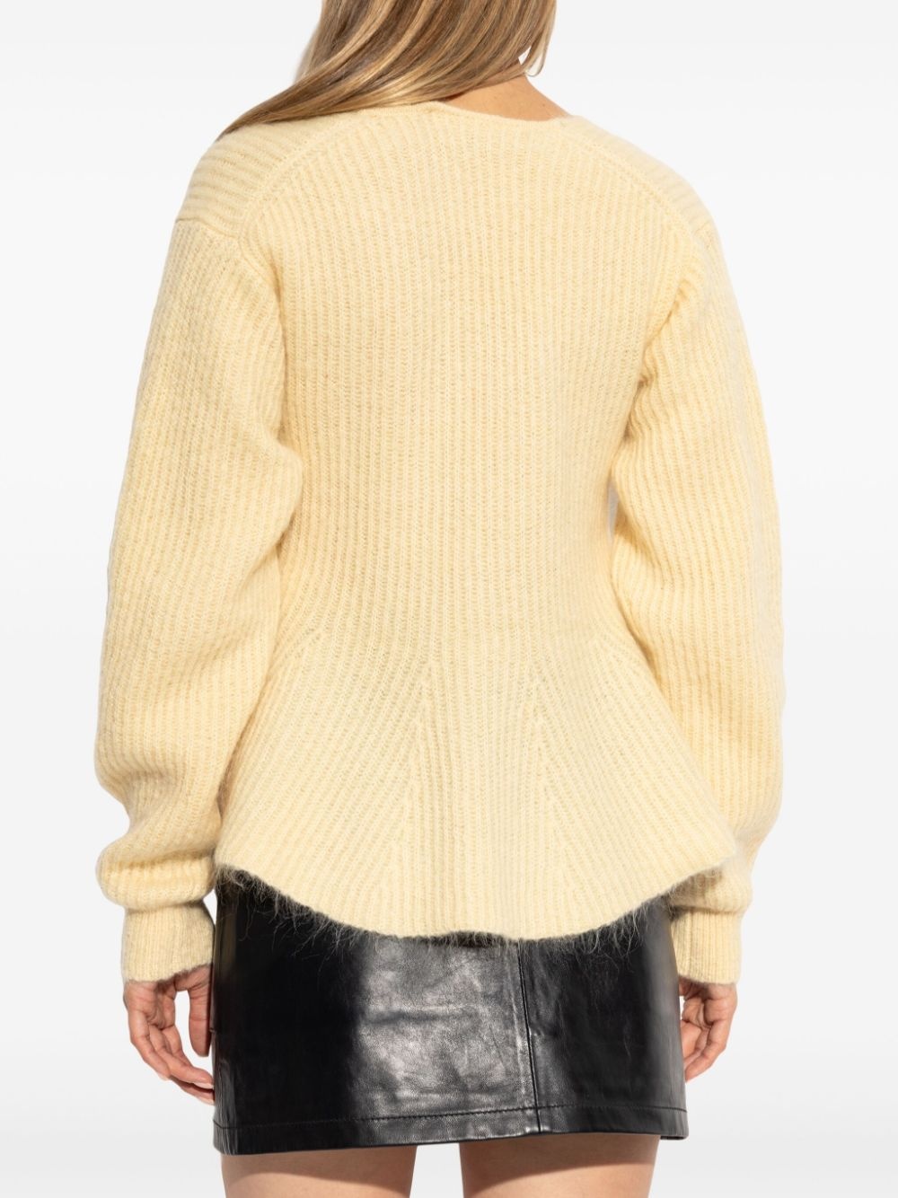 peplum-hem knit top - 4