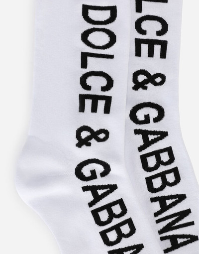 Dolce & Gabbana Jacquard socks with DG logo outlook