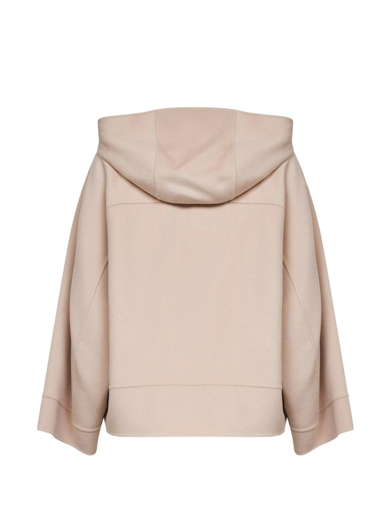 WEEKEND Max Mara hooded snap-button peacoat outlook