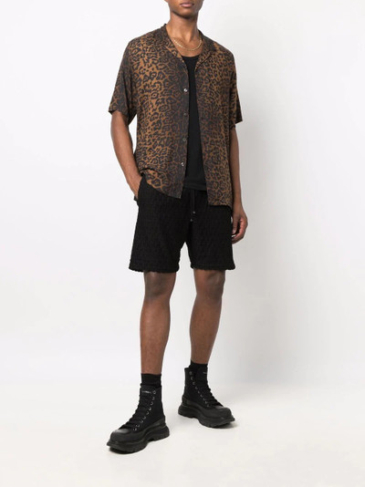 AMIRI textured drawstring shorts outlook