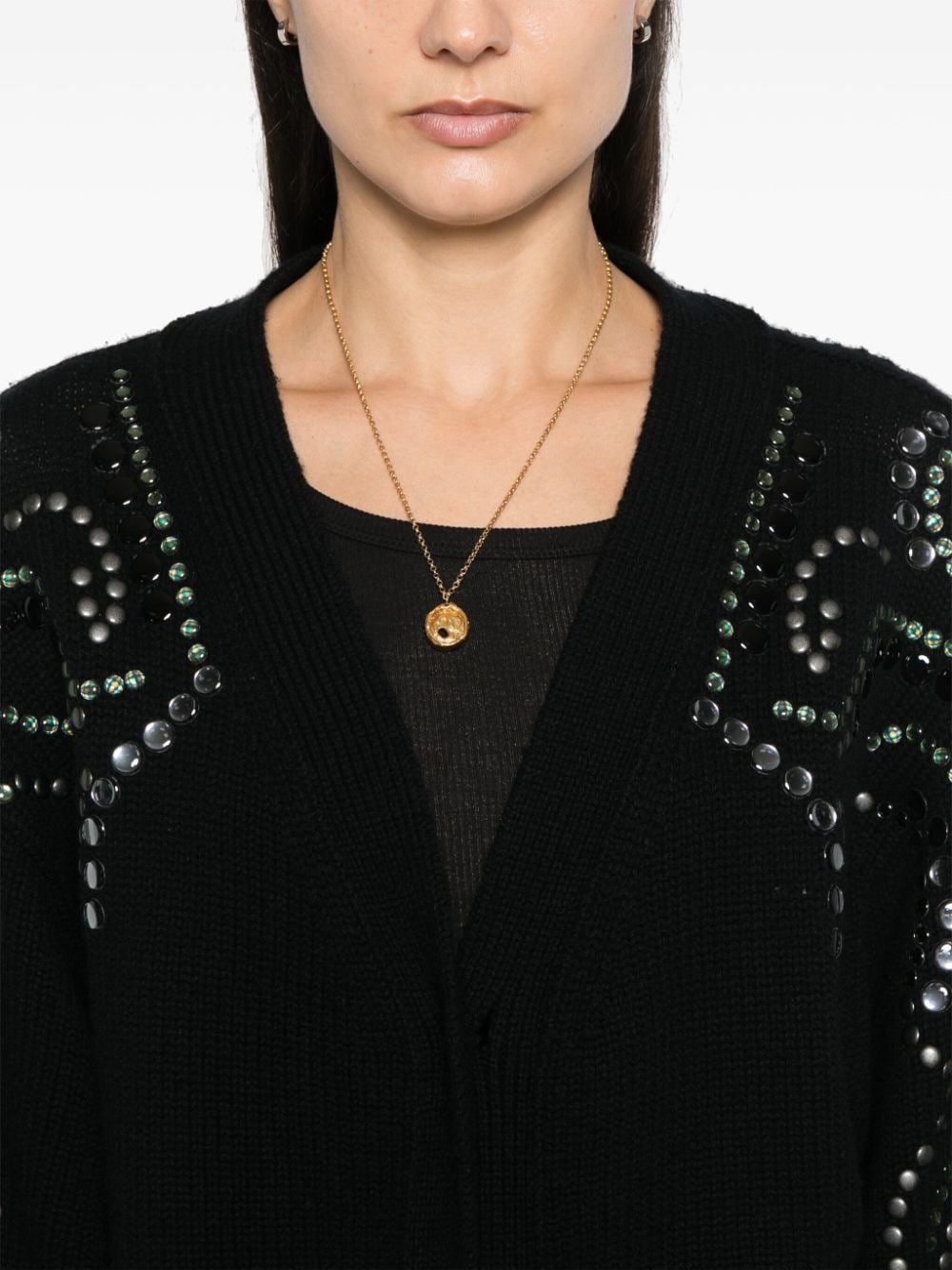 Embellished Statements cardigan - 5