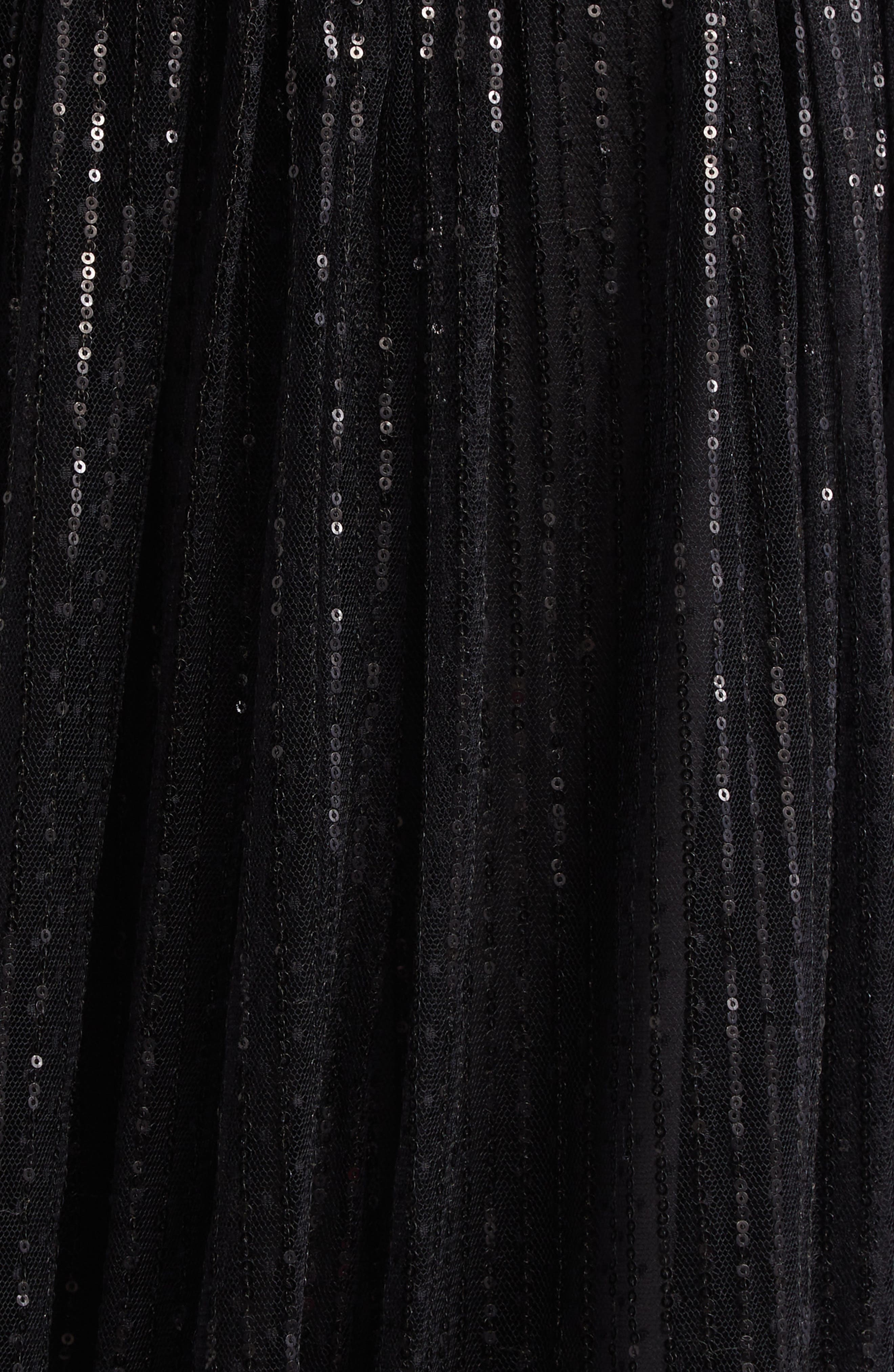 Dolce&Gabbana Sequin Sheer Long Sleeve Blazer Midi Dress in N0000 Nero at Nordstrom - 6