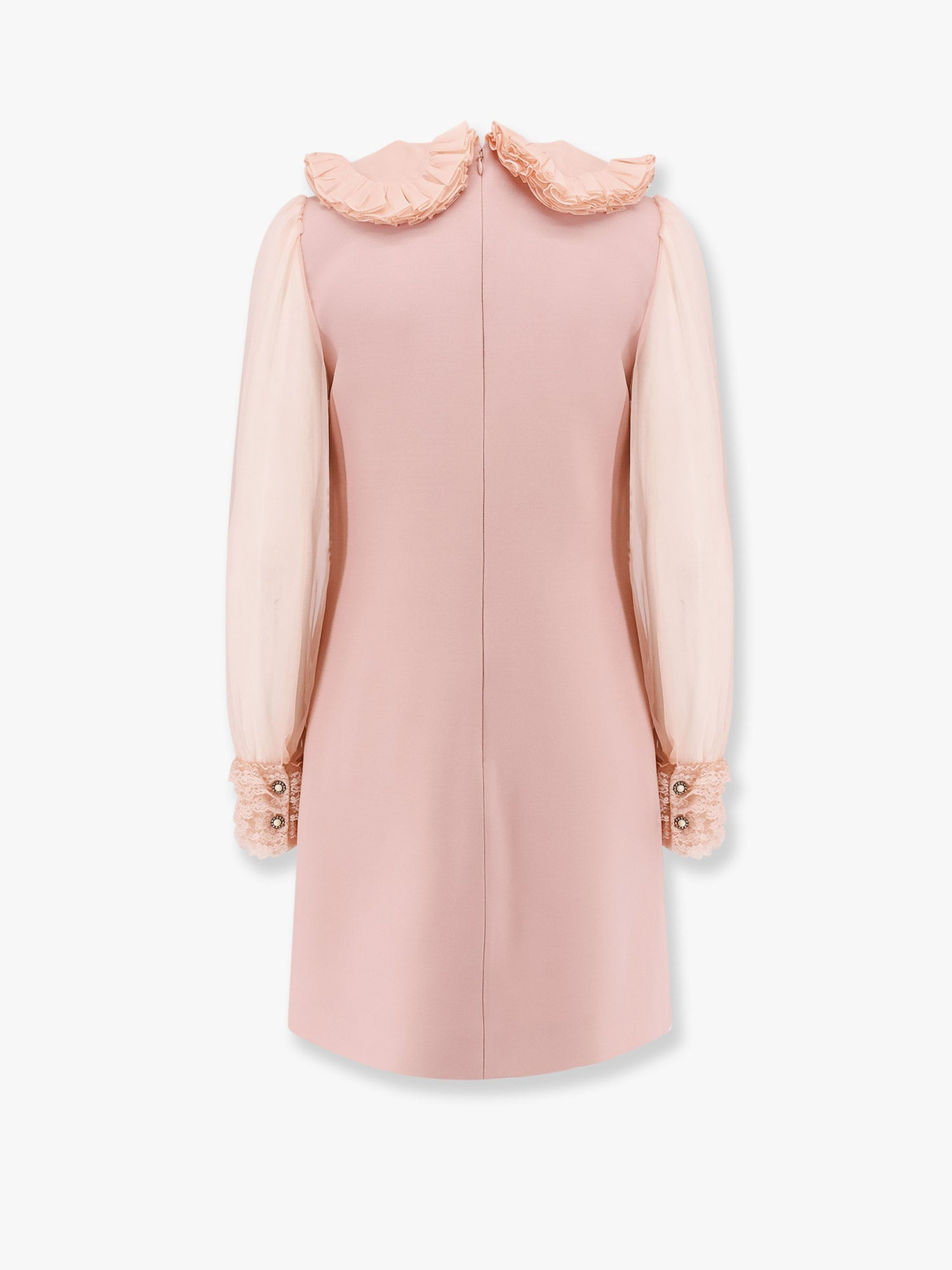 Valentino Couture Crepe Dress With Laces Profiles - 5