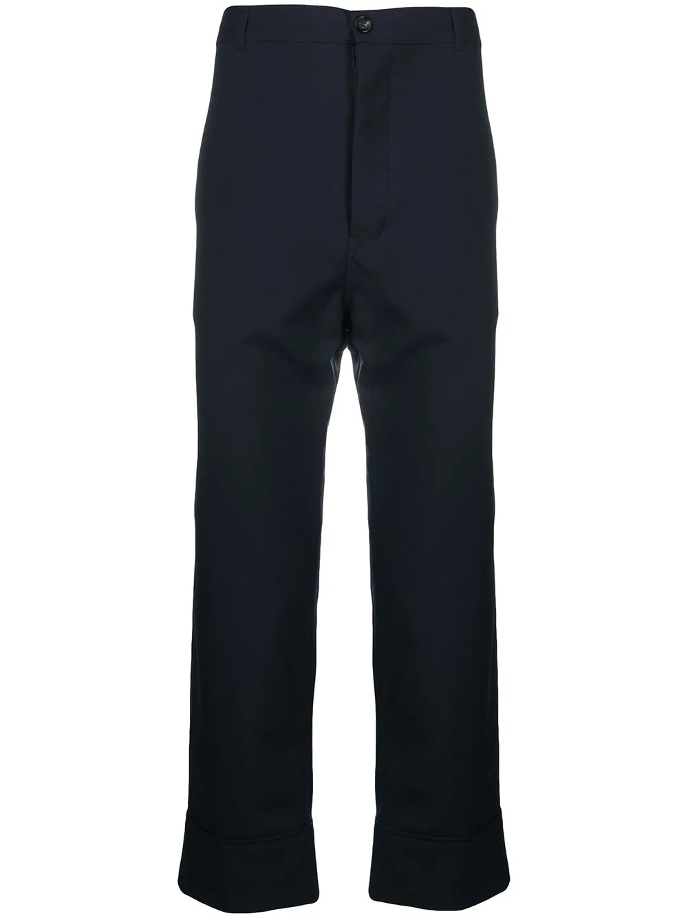 turn up cuff trousers - 1