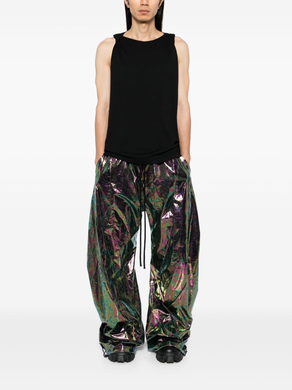 edge curved track pants - 2
