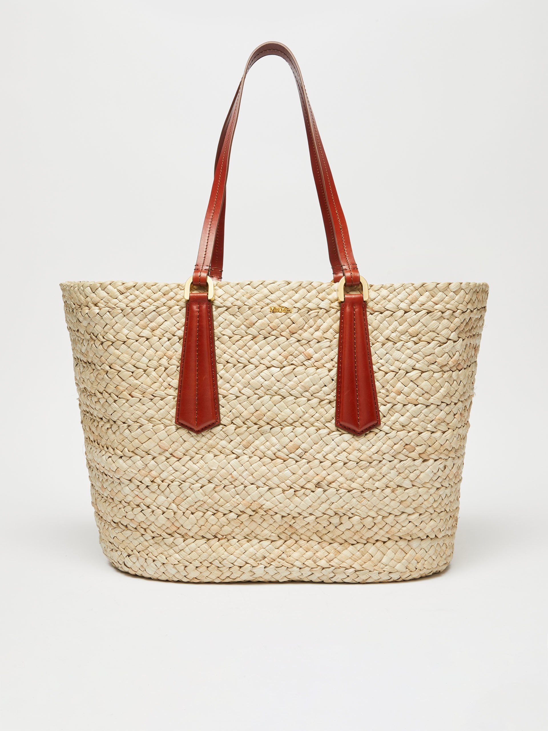 PANIERXL Straw bucket bag - 1