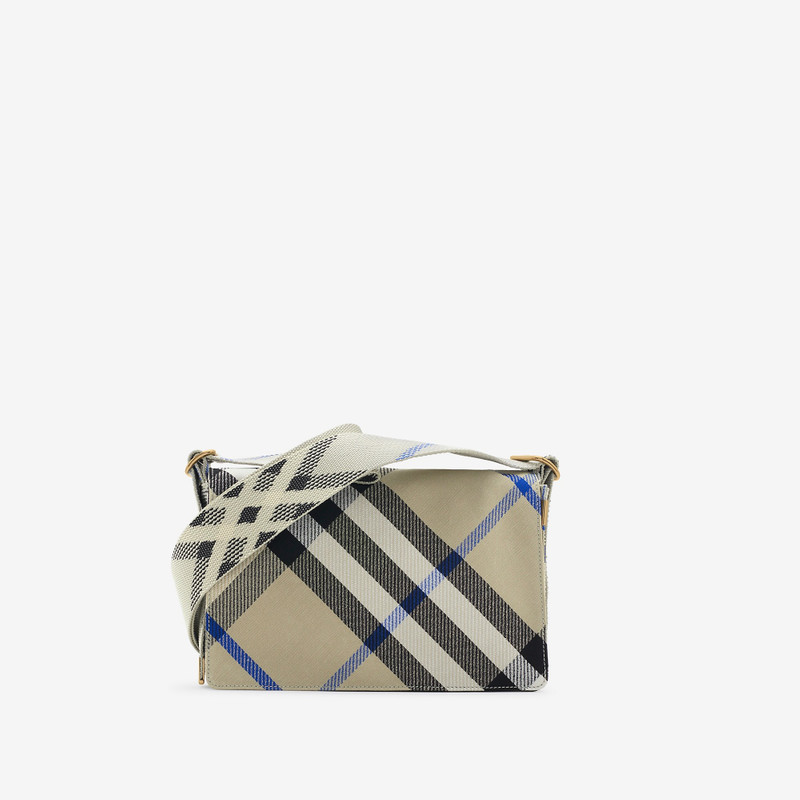 Check Trench Crossbody Bag 1