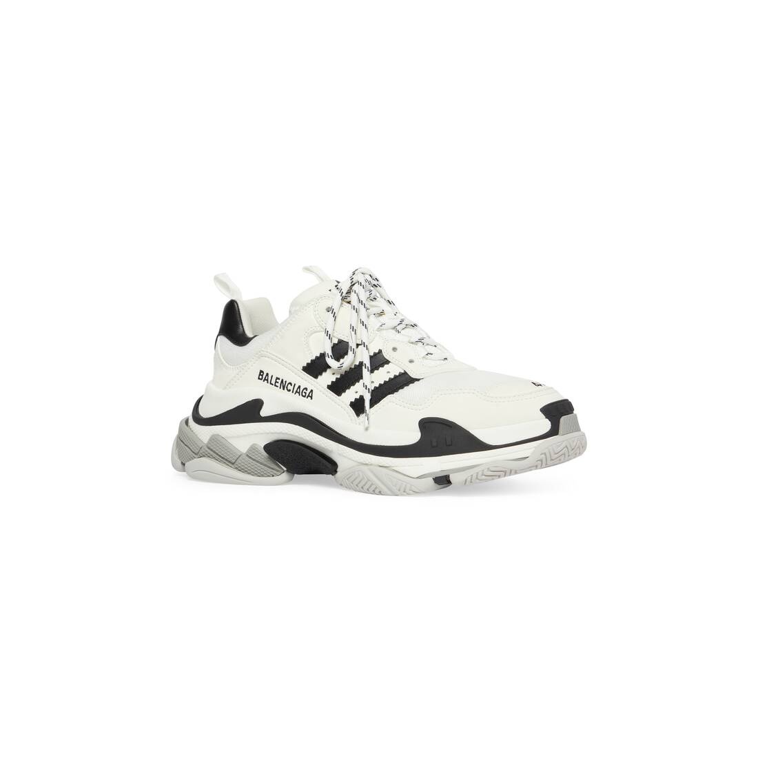 Men's Balenciaga / Adidas Triple S Sneaker in White - 2